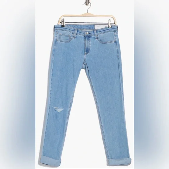 Rag & Bone Low Rise, Slim, Boyfriend Jeans. Size 28 - Picture 3 of 16